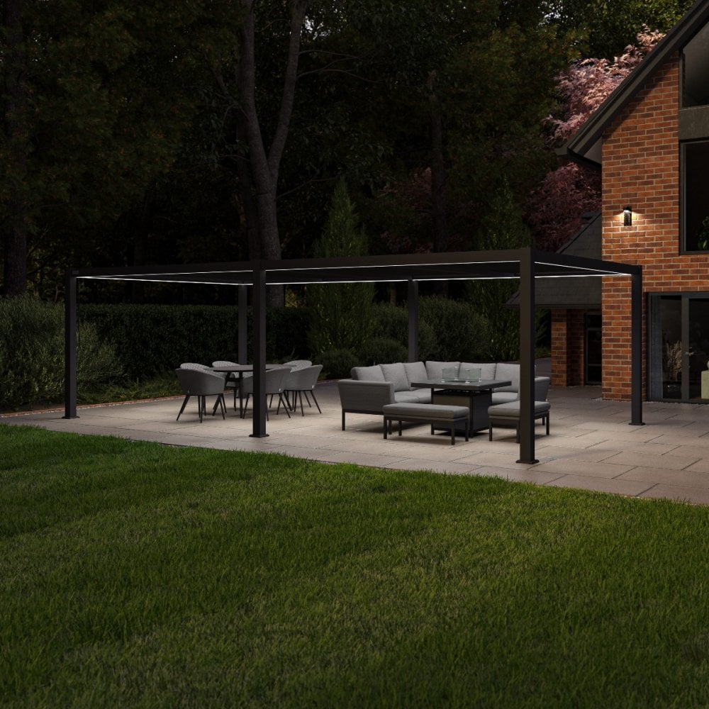 Como Pergola Aluminium 78x40 Frame Only / Grey