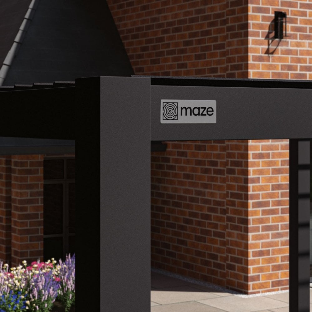 Como Pergola Aluminium 78x40 Frame Only / Grey