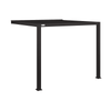 Como Pergola Aluminium Lean-to Wall 30x30 Frame Only / Grey