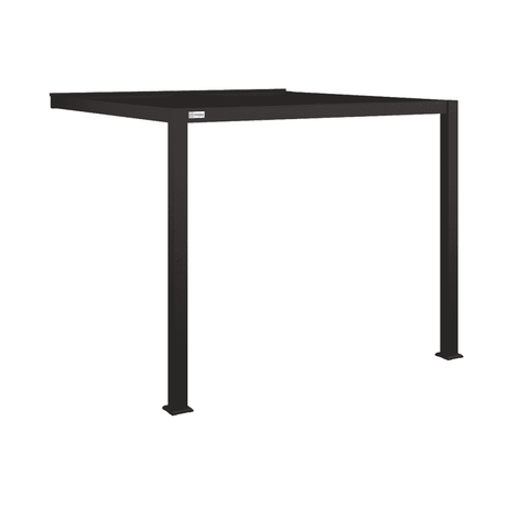 Como Pergola Aluminium Lean-to Wall 30x30 Frame Only / Grey