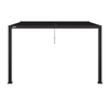 Como Pergola Aluminium Lean-to Wall 30x40 Frame Only / Grey