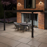 Como Pergola Aluminium Lean-to Wall 30x40 Frame Only / Grey