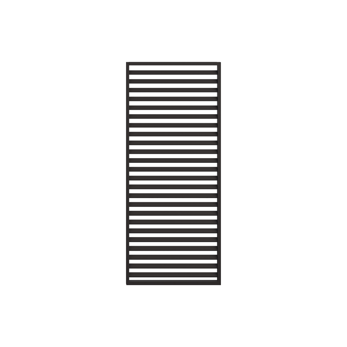 Pergola Aluminium Louvre Single Panel Grey for 3m Side (3 required per complete side)