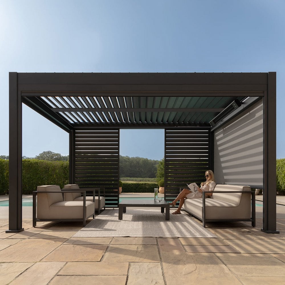 Eden Pergola Aluminium Rectangular 40x40 - Frame Only