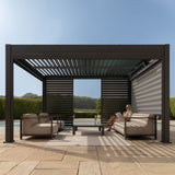 Eden Pergola Aluminium Rectangular 40x40 - Frame Only
