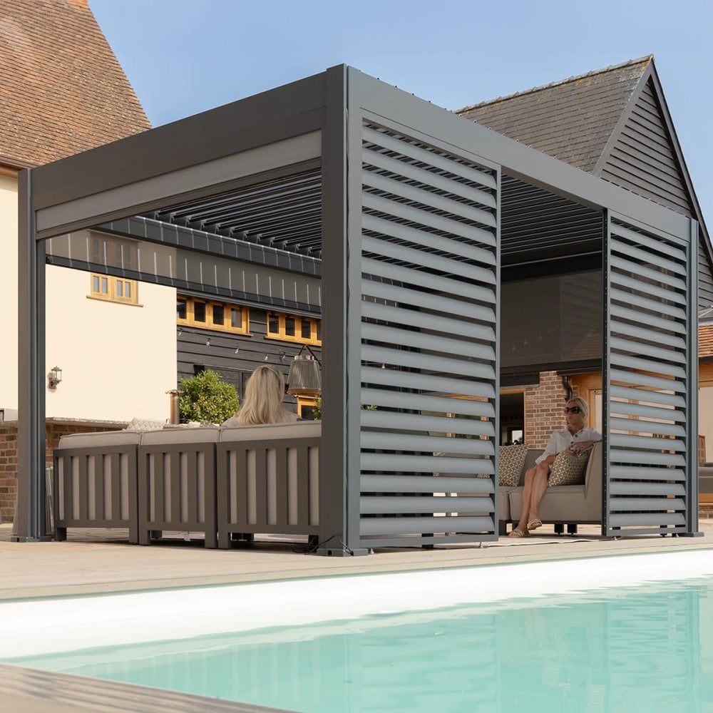 Eden Pergola Aluminium Rectangular 40x40 - Frame Only
