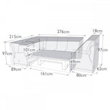 Outdoor Cover For Cotswold Corner Dining Set & Chair