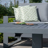Amalfi Large Corner Dining Set with Rectangular Rising Table