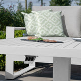 Amalfi Large Corner Dining Set with Rectangular Rising Table