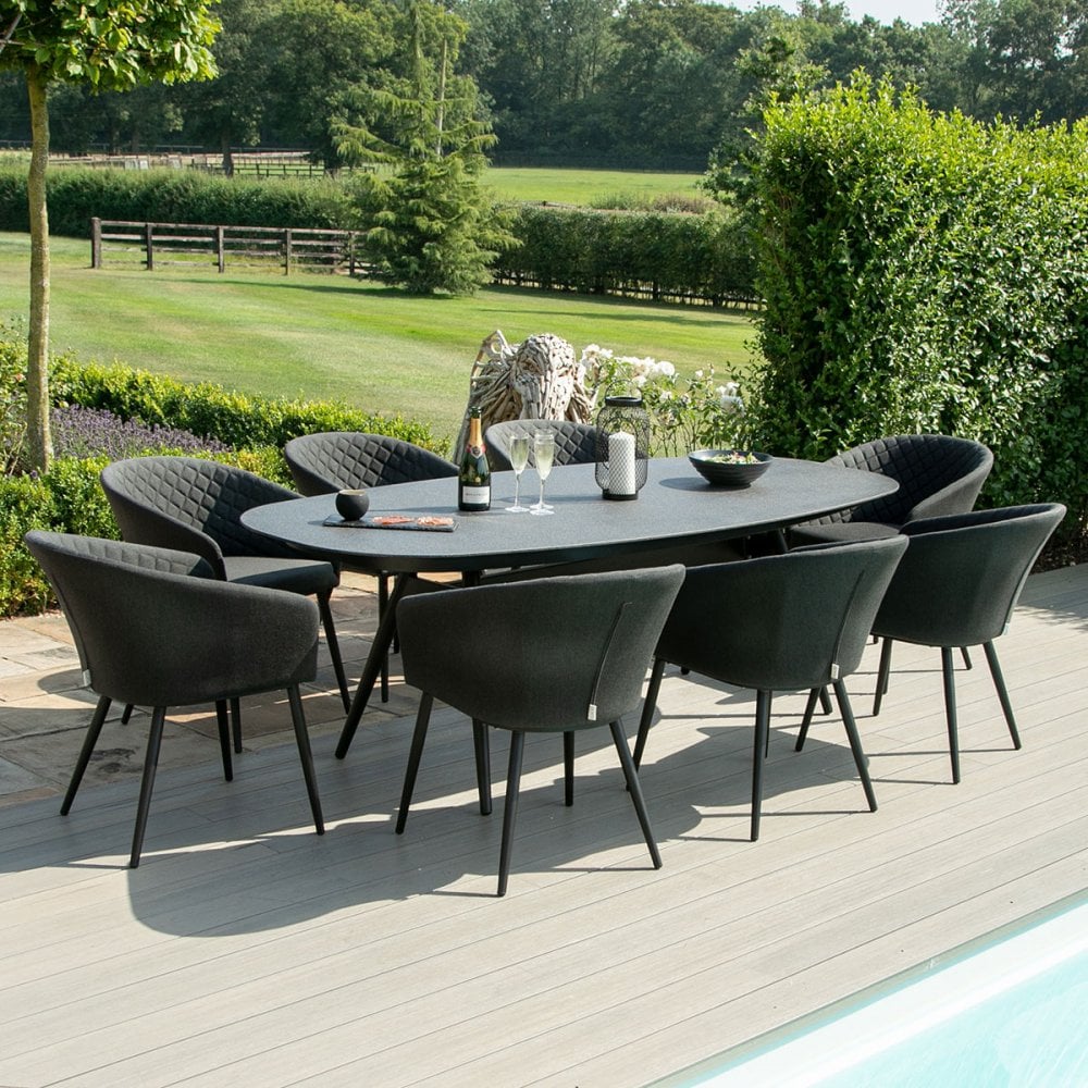 Ambition 8 Seat Oval Dining Set