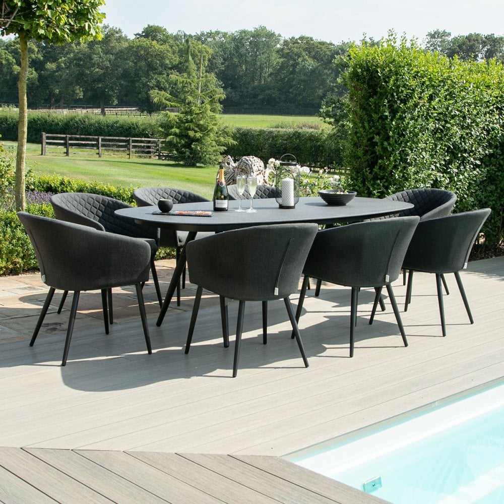 Ambition 8 Seat Oval Dining Set