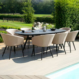 Ambition 8 Seat Oval Dining Set
