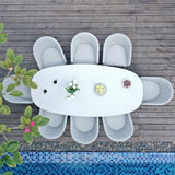 Ambition 8 Seat Oval Dining Set