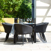 Ambition 8 Seat Rectangular Fire Pit Dining Set