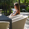 Ambition 8 Seat Rectangular Fire Pit Dining Set