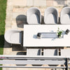 Ambition 8 Seat Rectangular Fire Pit Dining Set