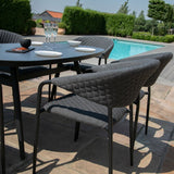Pebble 6 Seat Oval Dining Set