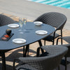 Pebble 6 Seat Oval Dining Set