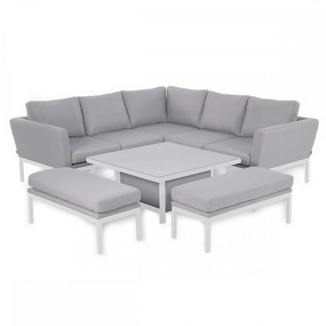 Pulse Square Corner Dining Set with Rising Table