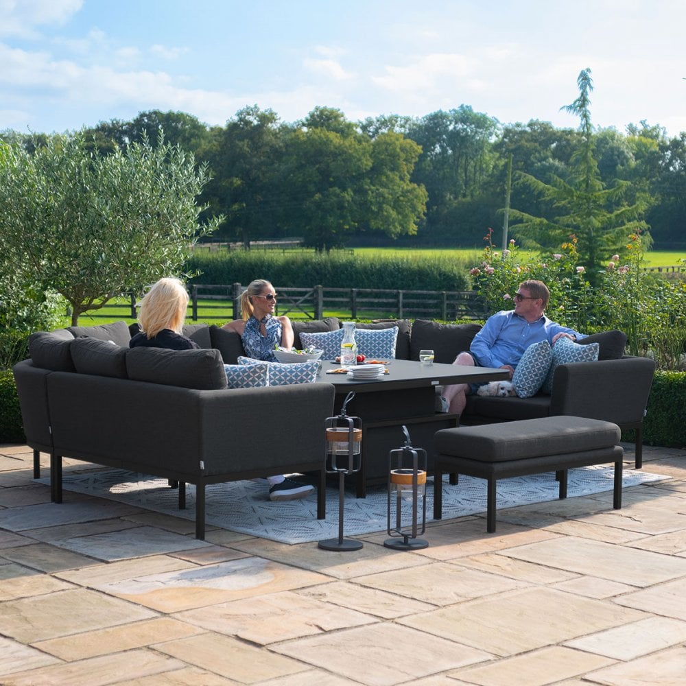 Pulse U Shape Dining Set with Rising Table