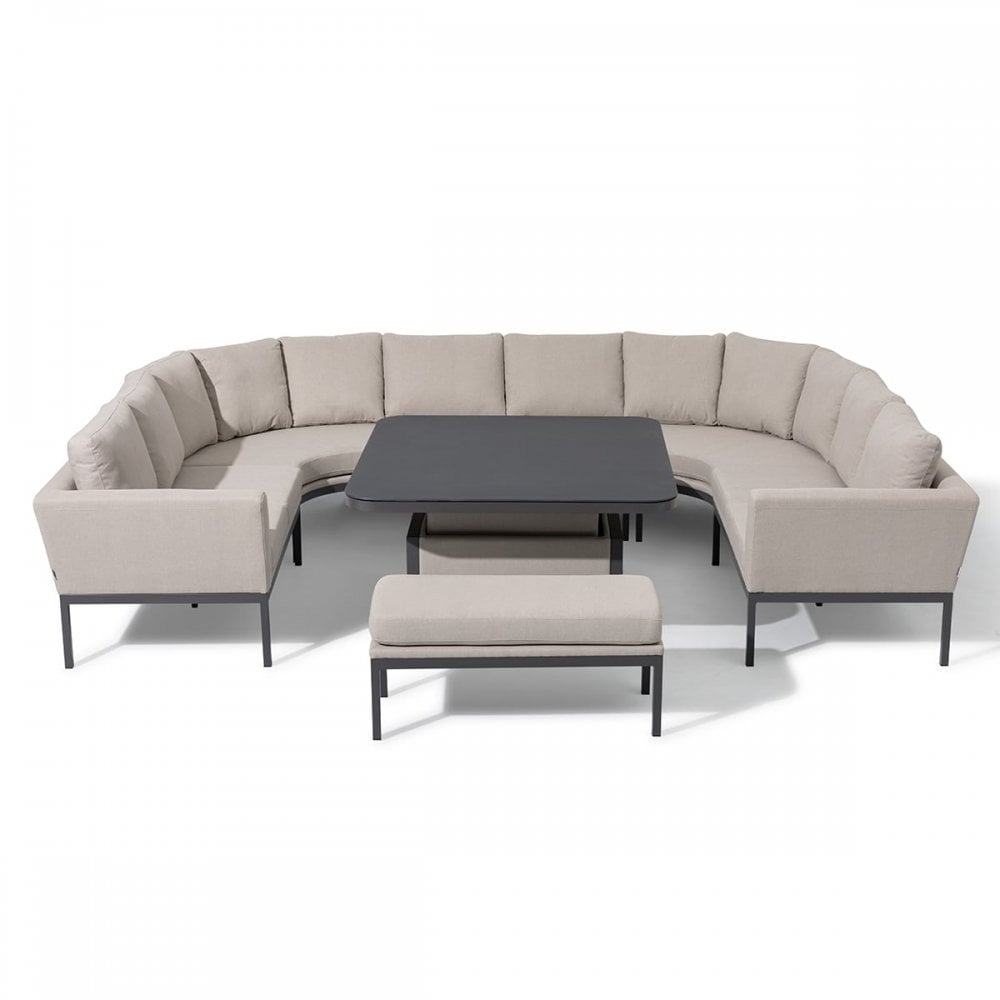 Pulse U Shape Dining Set with Rising Table