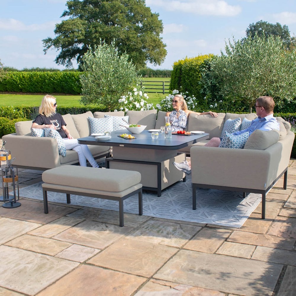 Pulse U Shape Dining Set with Rising Table