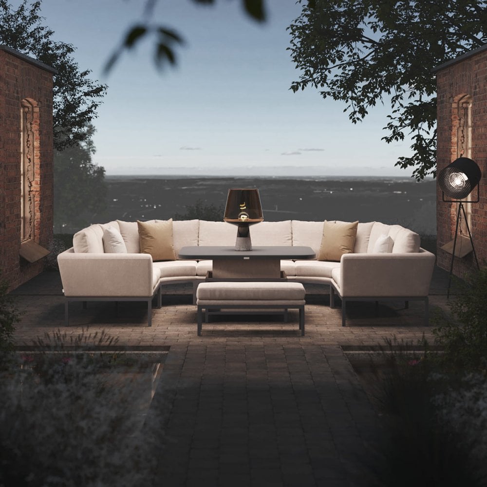 Pulse U Shape Dining Set with Rising Table