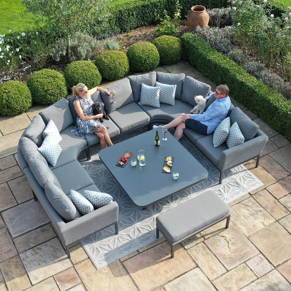 Pulse U Shape Dining Set with Rising Table