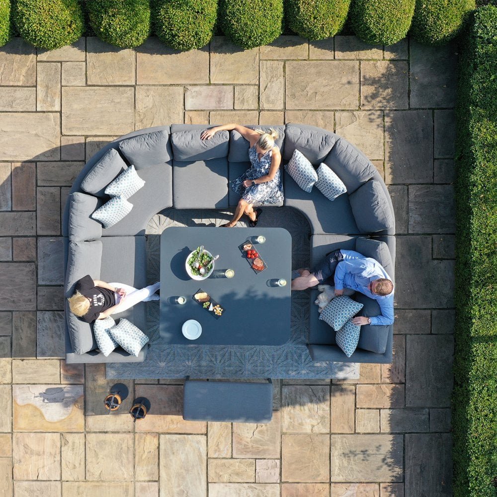 Pulse U Shape Dining Set with Rising Table