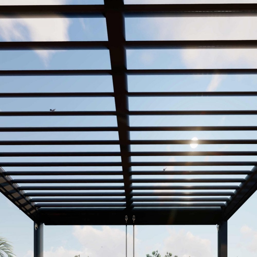 Como Pergola Aluminium Rectangular 30x40 with 4 Drop Sides