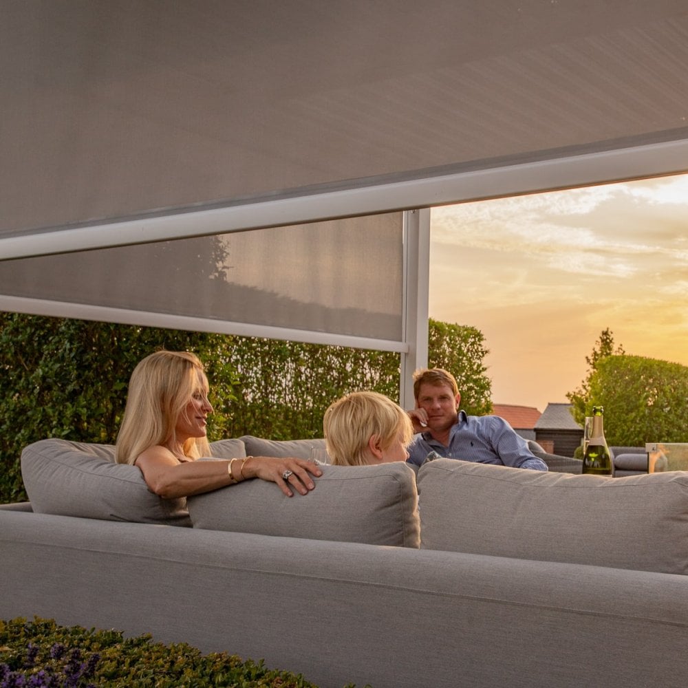 Como Pergola Aluminium Rectangular 30x40 with 4 Drop Sides