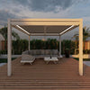 Como Pergola Aluminium Rectangular 30x40 with 4 Drop Sides