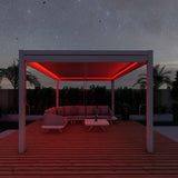 Como Pergola Aluminium Rectangular 30x40 with 4 Drop Sides