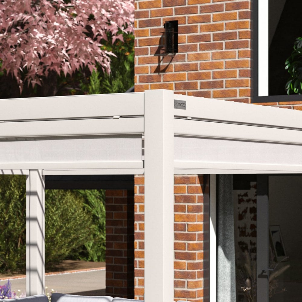 Como Pergola Aluminium Rectangular 30x40 with 4 Drop Sides