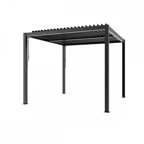 Como Pergola Aluminium Square 40x40 with 4 Drop Sides
