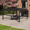 Como Pergola Aluminium Square 40x40 with 4 Drop Sides