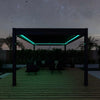 Como Pergola Aluminium Square 40x40 with 4 Drop Sides