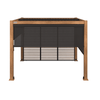 Como Pergola Aluminium Square 30x30 Frame Only