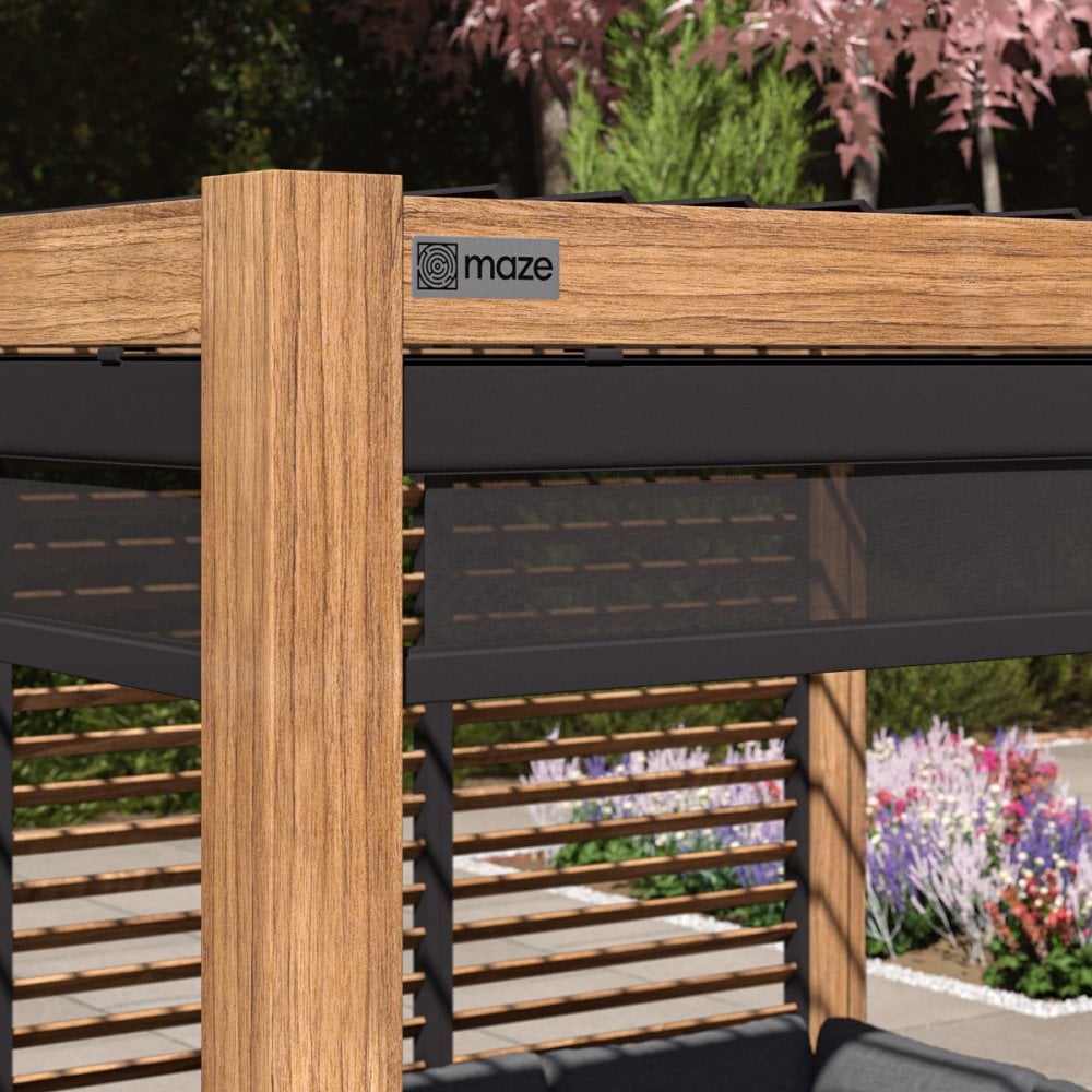 Como Pergola Aluminium Square 30x30 Frame Only