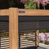 Como Pergola Aluminium Square 30x30 Frame Only