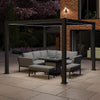 Como Pergola Aluminium Square 30x30 Frame Only