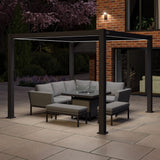 Como Pergola Aluminium Square 30x30 Frame Only
