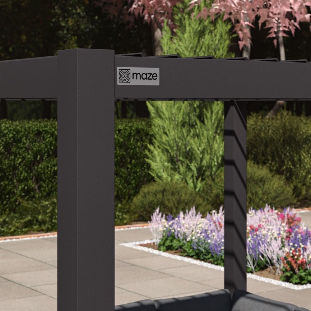 Como Pergola Aluminium Square 30x30 Frame Only