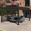 Como Pergola Aluminium Rectangular 30x40 Frame Only