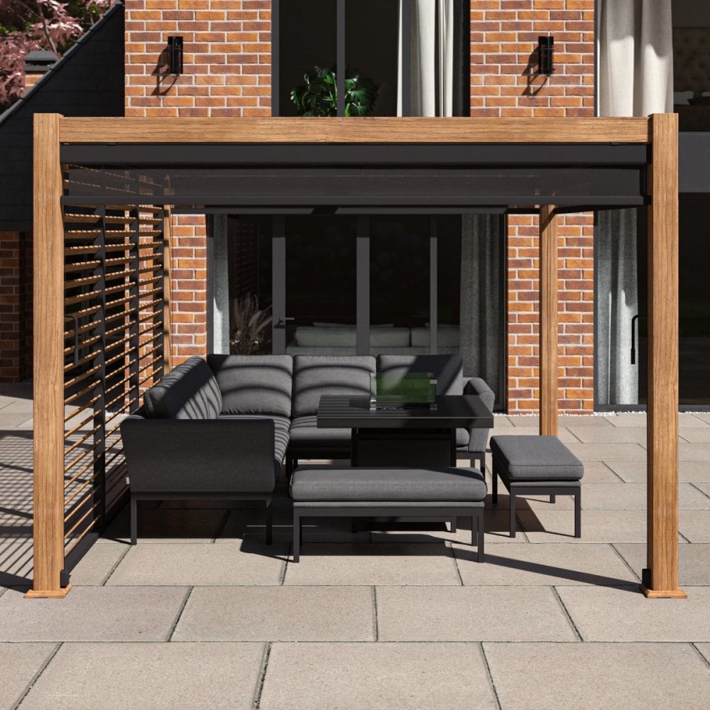 Como Pergola Aluminium Rectangular 30x40 Frame Only
