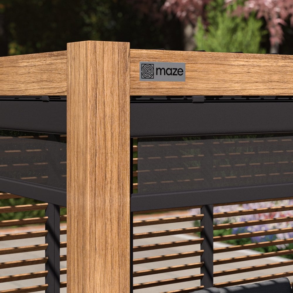 Como Pergola Aluminium Rectangular 30x40 Frame Only