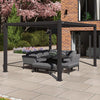Como Pergola Aluminium Rectangular 30x40 Frame Only