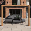 Como Pergola Aluminium Rectangular 30x40 Frame Only