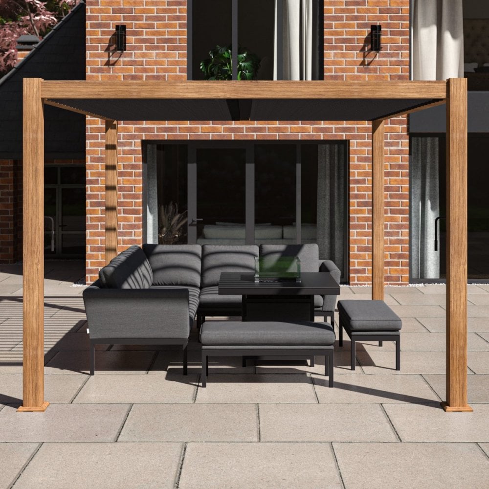Como Pergola Aluminium Rectangular 30x40 Frame Only