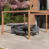 Como Pergola Aluminium Rectangular 30x40 Frame Only
